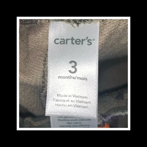 •4/$10 Carters 3m camo joggers🪵EUC🪵 - Picture 3 of 3